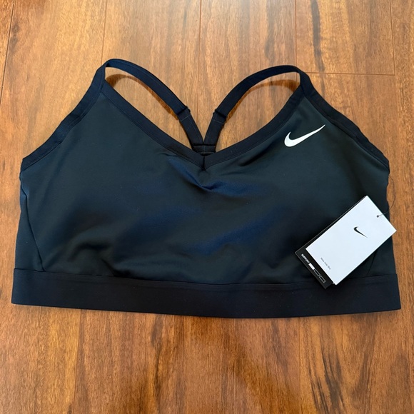 NWT Nike Indy Bra Women’s 2X Black Dri-FIT Light Support Sports Bra Athletic - Picture 6 of 9
